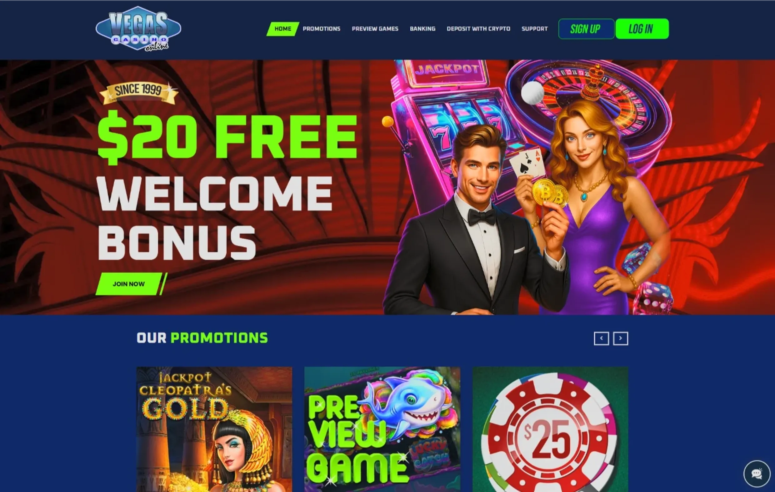 Vegas casino online 2026